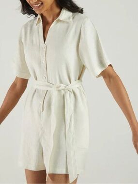 Reistor Off White Cream Barefoot in the Park Romper